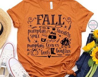 Fall Graphic Tee - Etsy