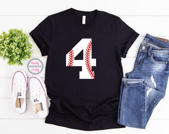 Baseball Number Shirt, Custom Baseball Shirts, Baseball Mom Shirt, Personalized Baseball Tee, Baseball Dad Shirt, Game Day Shirt, Baseball