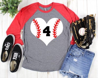 Baseball Mom Shirt, Baseball Heart Shirt, Custom Baseball Shirt, Baseball Moms, Baseball Shirts, Baseball Raglan, Baseball Mom Tee, Unisex