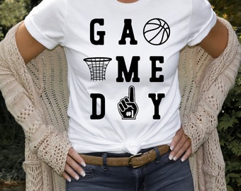 Game Day Shirt, Basketball Shirt, Basketball Mom Shirt, School Spirit Shirts, High School Shirt, Sports Mom, Basketball Tshirts