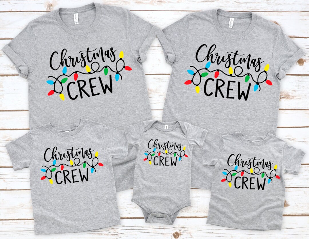 Christmas Crew Shirts, Matching Christmas Shirt, Christmas Morning