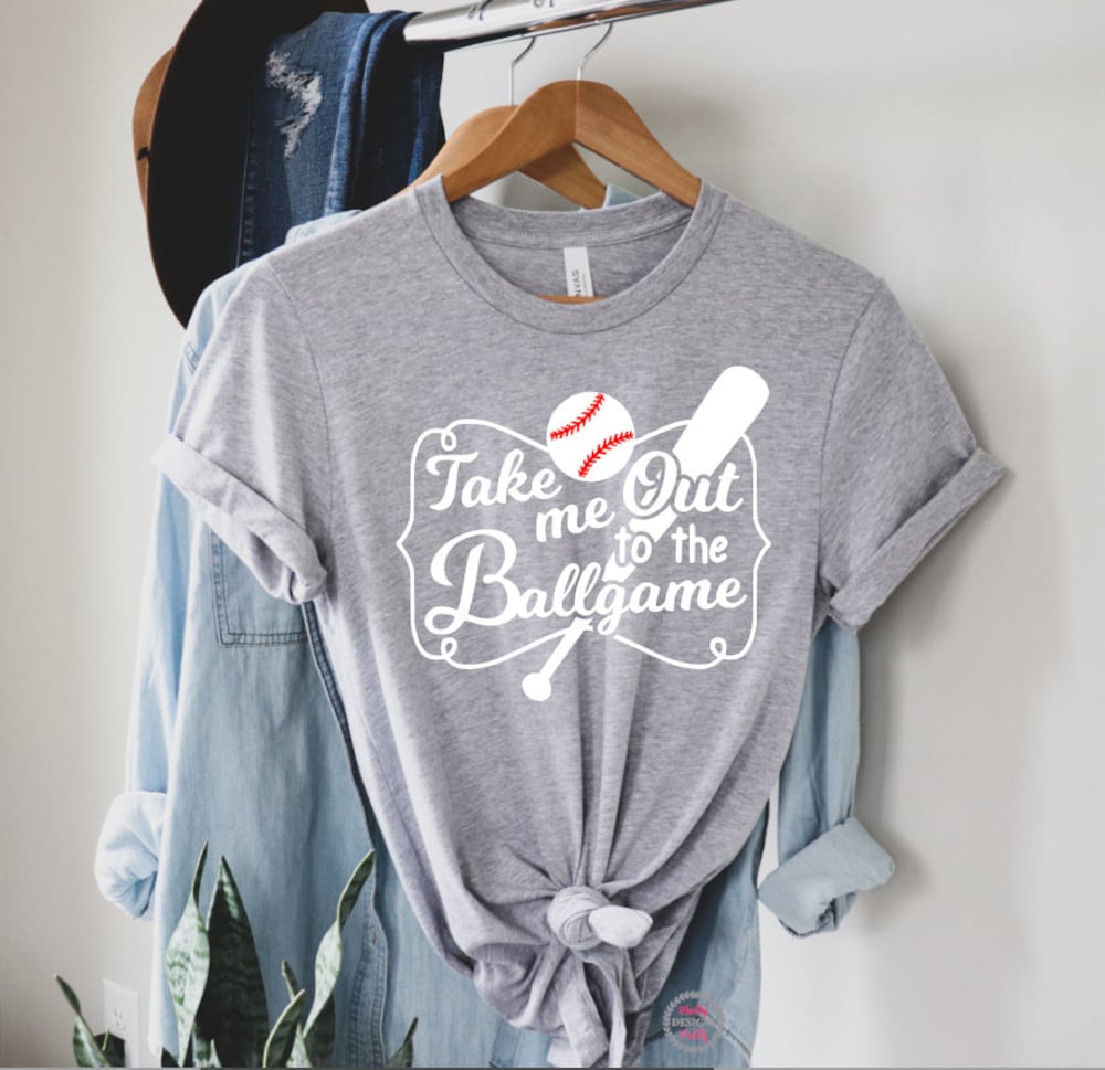 Baseball Shirt, Take Me Out To The Ballgame Shirt, Game Day Shirt, Baseball Mom Shirt, Softball Mom Shirt, Sports Shirt, Sport Mom Shirts Printfushion