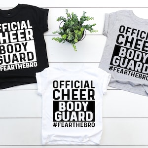 Cheer Bro Shirt, Fear The Bro, Football Brother Shirts, Cheer Shirt, Biggest Fan Shirt, That&#39;s My Bro Shirt, Cheer Brother Shirt
