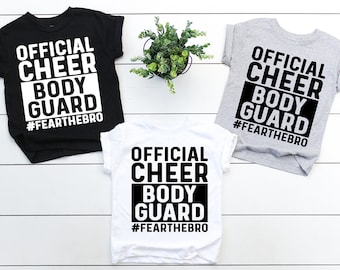 Cheer Bro Shirt, Fear The Bro, Football Brother Shirts, Cheer Shirt, Biggest Fan Shirt, That's My Bro Shirt, Cheer Brother Shirt