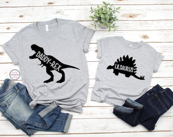 Daddy Rex Shirt: Dinosaur Father's Day Matching Set