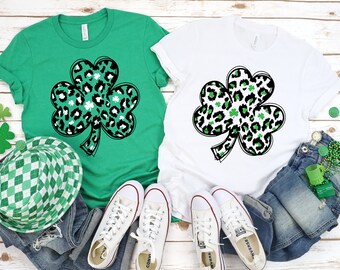 St Patricks Day Shirt, Lucky Shirt, Leopard Heart, St Pattys Day Shirts, St Patrick's Day Tee, Shamrock Shirt, Irish Shirt, Womens Shirt