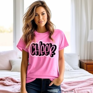 Cheer Shirts, Senior Cheer Shirt, Cheer Mom Shirt, Cheer Era Shirt, Cheerleader Shirt, Game Day Tee, Sports Mom Shirt, Football Shirt