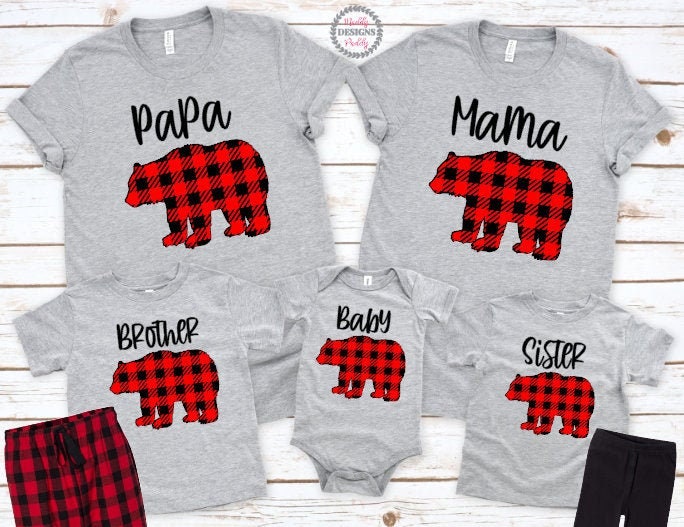 Family Buffalo Plaid Onesie Pajamas