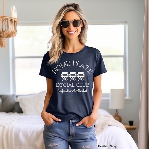 Baseball Shirt, Home Plate Social Club Weekends Are For Baseball, Baseball Mom Shirt, Baseball Mama Shirt, Cute Baseball Shirt, Baseball Dad