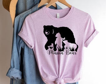 Mama Bear Shirt, Mother's Day Shirt, Mom Shirts, Mama Bear, Funny Mama Shirt, Shirts For Mom, Gift For Mom, Mama Tee, Floral Mama Bear Shirt