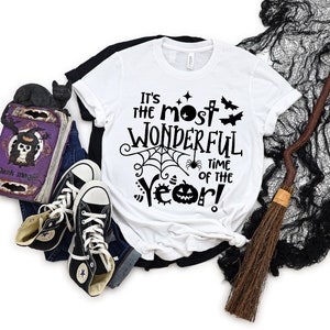 Halloween Shirt, Witch Shirt, Fall Shirt, Funny Halloween Shirts, Trick or Treat, It&#39;s The Most Wonderful Time Of The Year Halloween Shirt