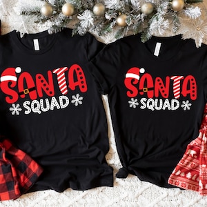 Santa Squad Shirts, Matching Family Christmas Shirts, Christmas Squad Shirts, Christmas Tees, Kids Christmas Shirts, Santa Crew, Xmas Shirts