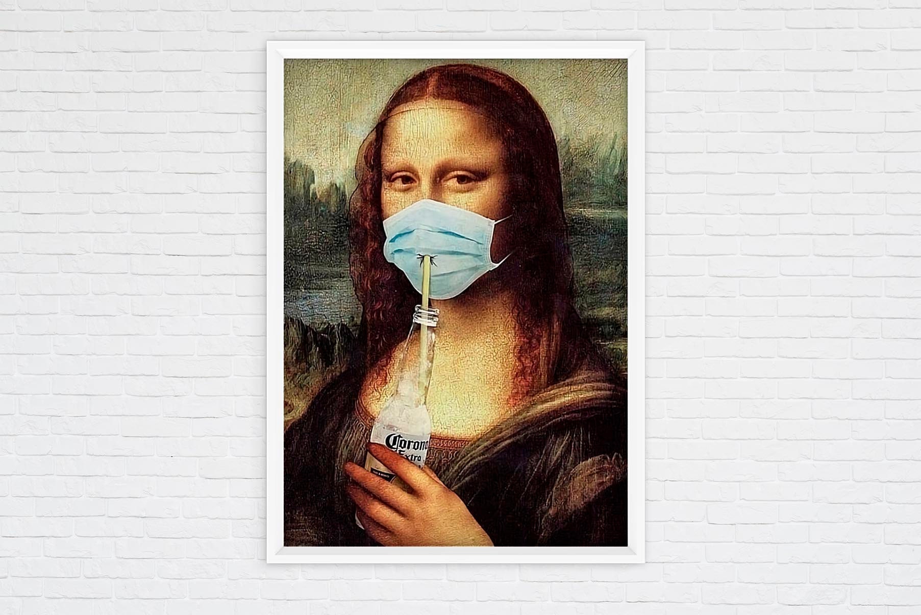 funny-mona-lisa-print-in-face-mask-with-beer-funny-fine-art-etsy