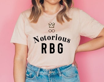 Notorious RBG Shirt, Ruth Bader Ginsburg Tee, Womens Right Shirt, RBG quote, Feminism Shirt, When There Are Nine Tee, Voting 2020 Election