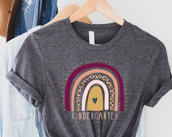 KINDERGARTEN Teacher shirt - Back to School shirts - Kindergarten Crew Tee - Teacher Appreciation Gift - Teacher Gift - Teacher Matching tee