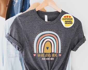 CUSTOM Rainbow Teacher Shirt / Teacher shirt / Teacher Shirt Gift / Teacher Gift / Teacher Quote Shirt / Teaching Shirt / Gift for Teachers