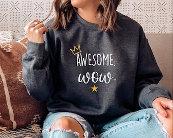 IMPRESSIONNANT WOW SweatShirt, Chemise Hamilton, Chemise King George, Rise Up Work! Hamilton sur Broadway, chemise géniale, chemise musicale, plus la taille disponible