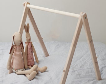 etsy wooden baby gym