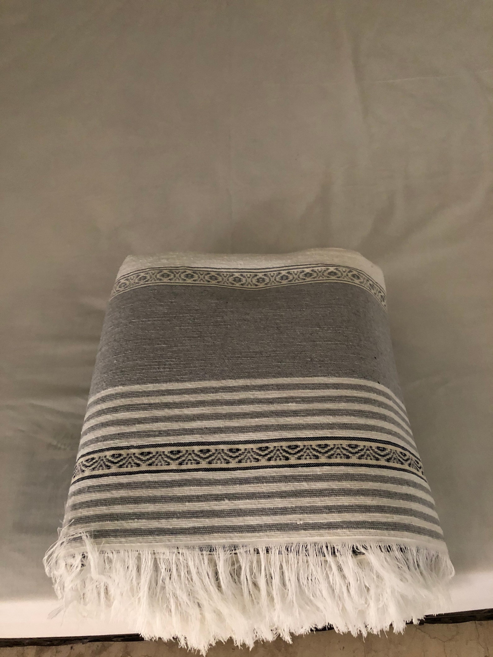 Moroccan handwoven cotton throw/blanket Etsy
