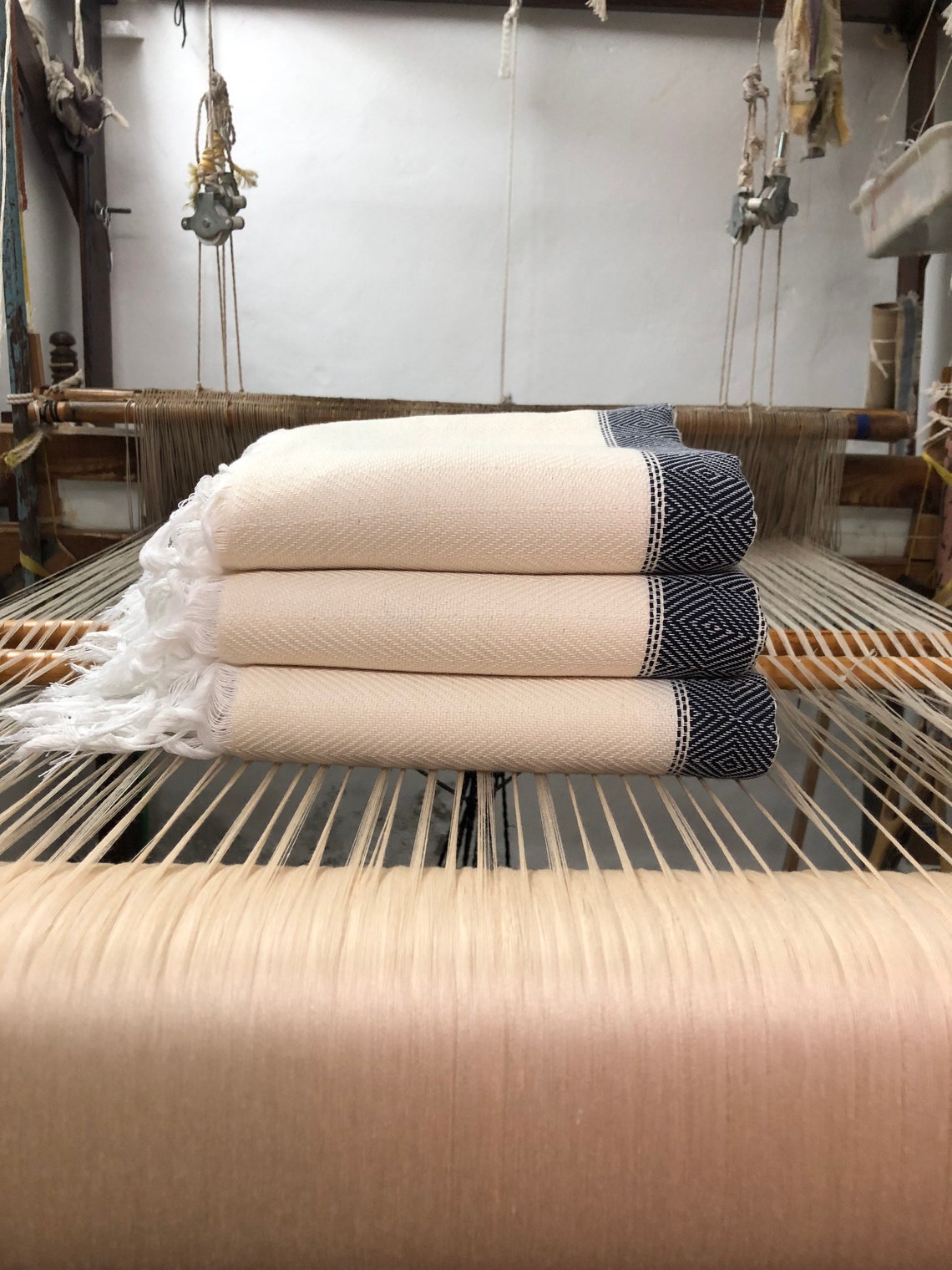 Moroccan handwoven bath/beach towel Etsy