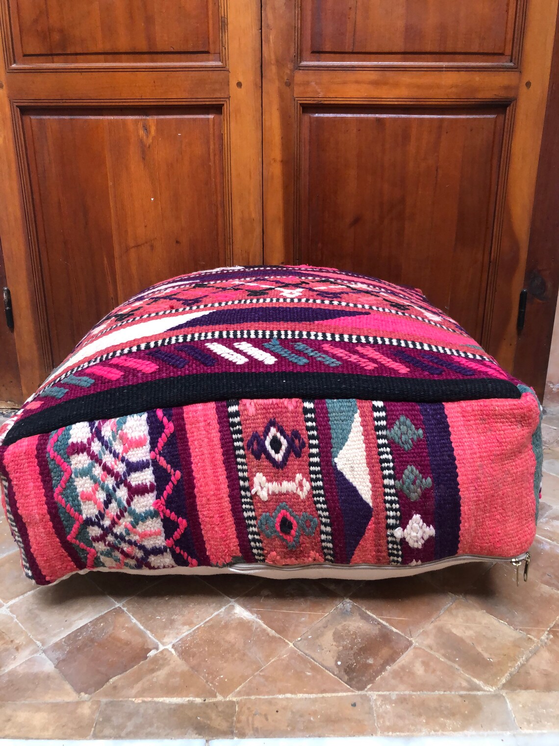 Vintage moroccan floor cushions/pouf Etsy
