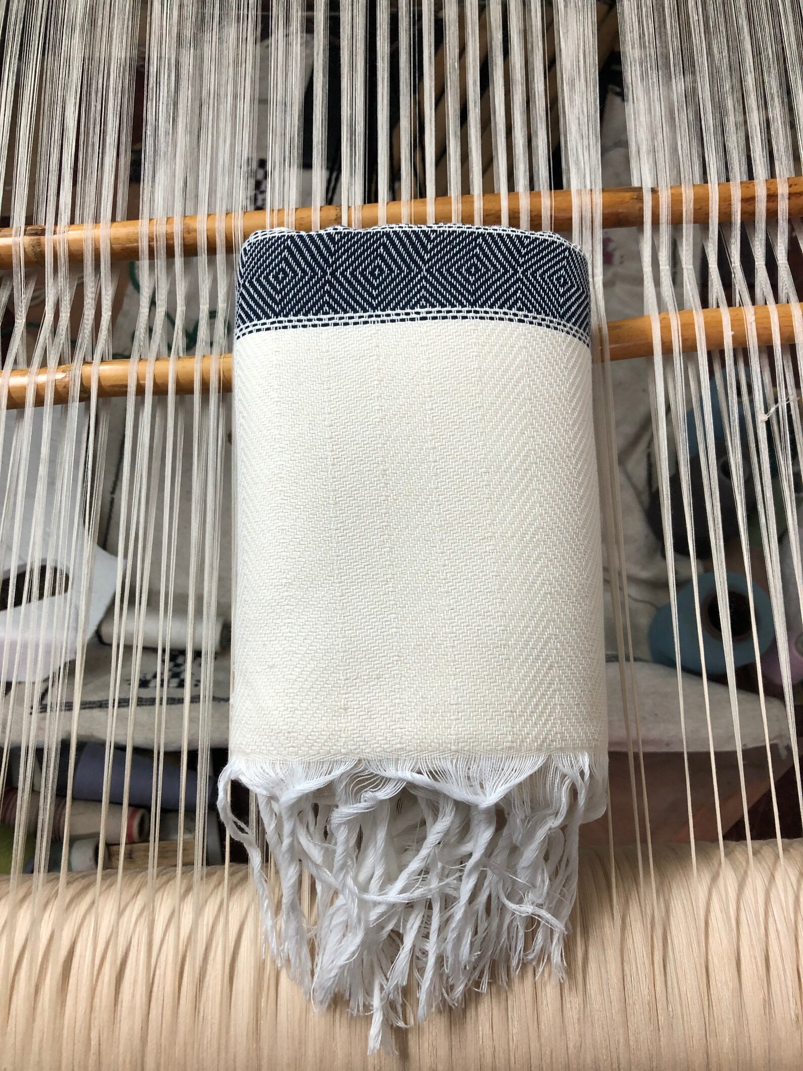 Moroccan handwoven bath/beach towel Etsy