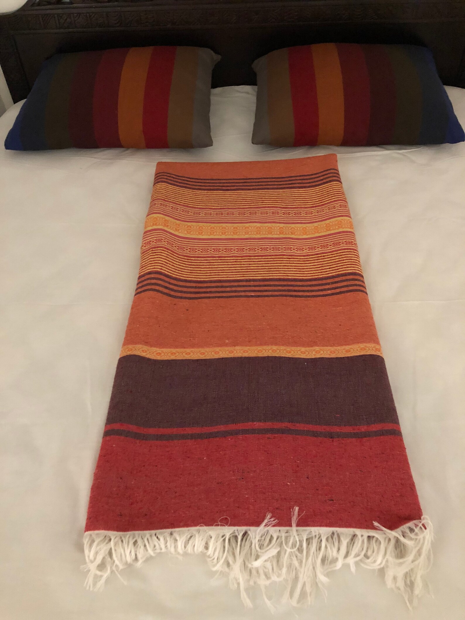 Handwoven moroccan throw/blanket Etsy