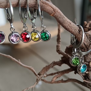 Mini creole stainless steel silver Mono creole Jewelry for women Trendy jewelry Earrings