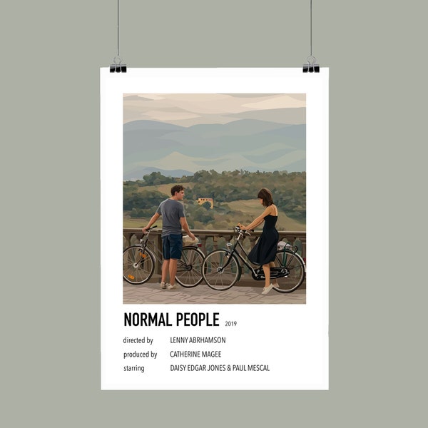 Normal People Illustration Poster