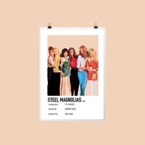 Steel Magnolias Illustration Polaroid Style Film Poster