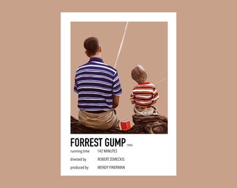 Forrest Gump Illustration Film Poster