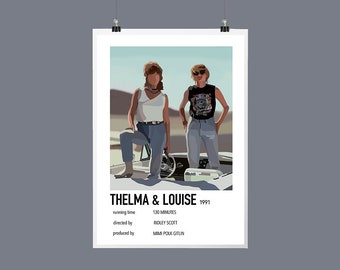 Thelma & Louise Illustration Film Poster