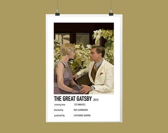 The Great Gatsby Illustration Film Poster