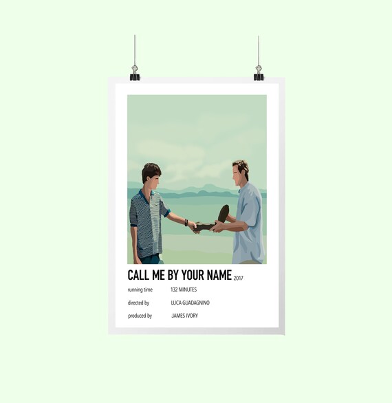 Call Me By Your Name Illustration Polaroid Style Film Poster Etsy Call Me By Your Name Illustration Polaroid Style Film Poster Etsy