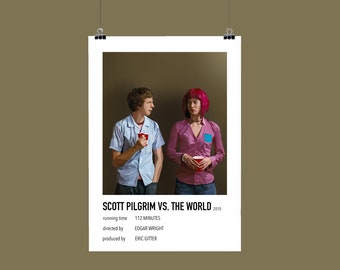 Scott Pilgrim vs. The World Illustration Film Poster