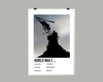 World War Z Poster Etsy