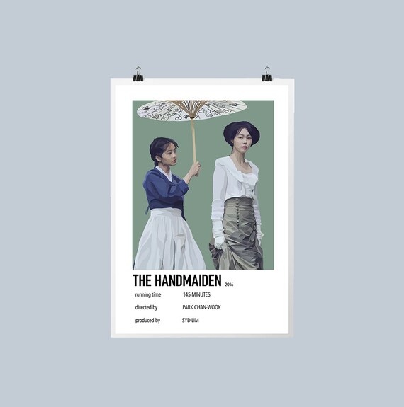 The Handmaiden Illustration Polaroid Style Film Poster Etsy
