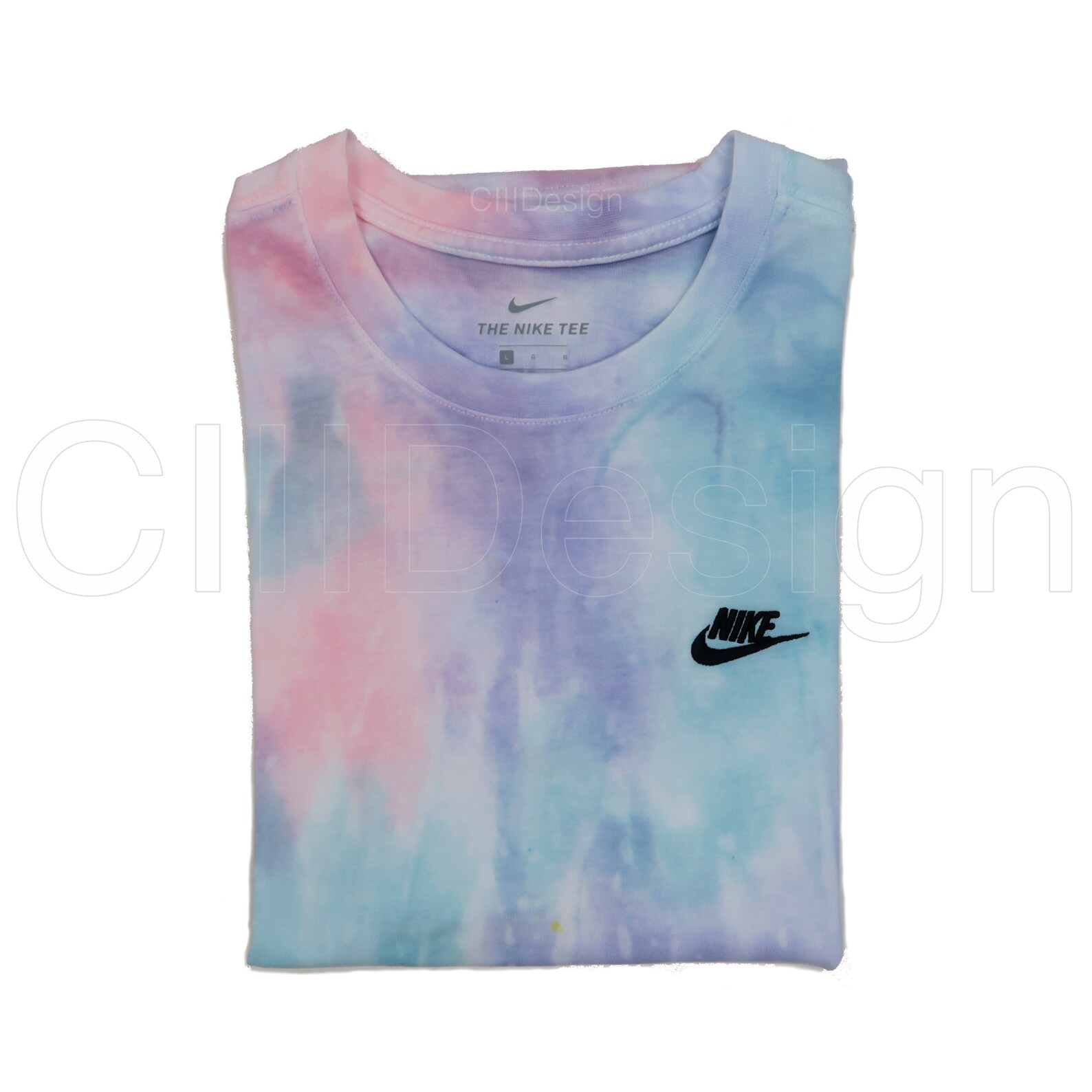 T-shirt Nike pastel Sunset hand-dyed Hand Dyed Nike T-shirt | Etsy