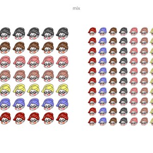 downloadable custom stickers custom sticker print planner etsy