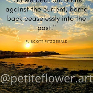 The Great Gatsby Quote - Inspirational Poster - Classroom Poster - Quote - Digital Download