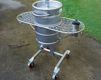 Miller Lite Keg A Que Charcoal Grill 17773781