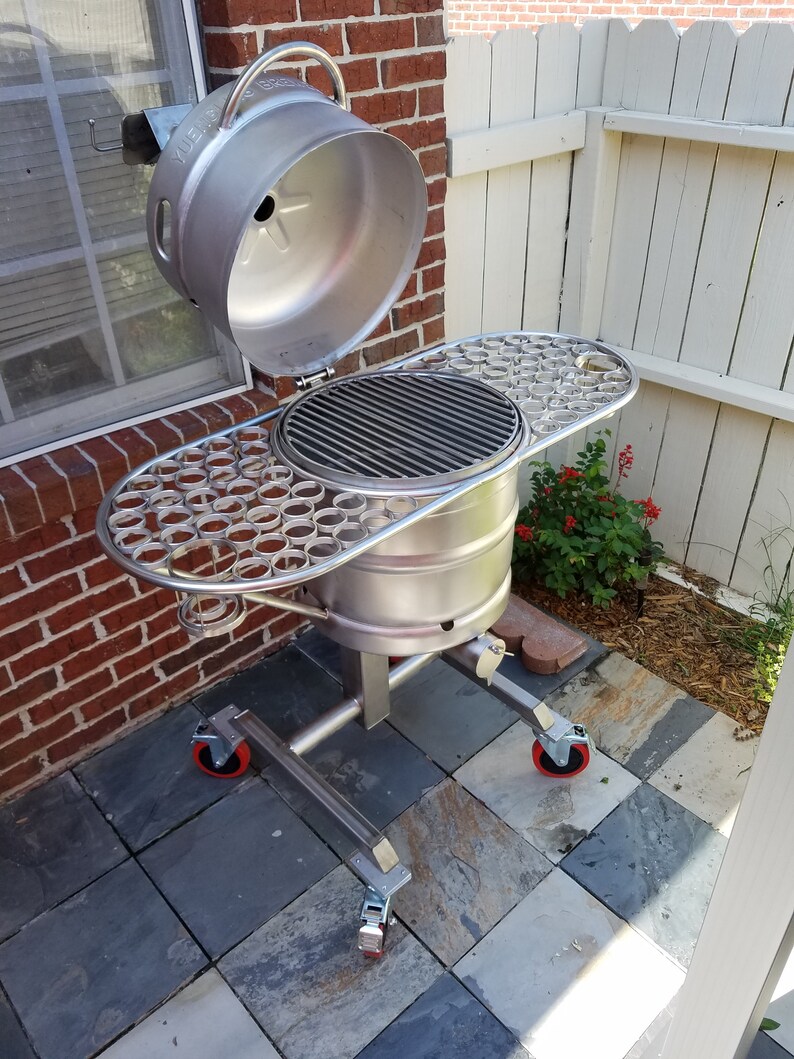 Beer Keg Grill and Smoker Etsy