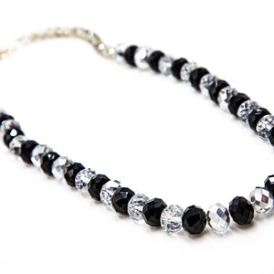 Swarovski Crystal Necklace, Black and White Crystal - The Ebony Collection! Stunning and Elegant