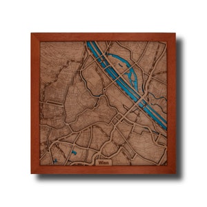 Holzkarte Wien