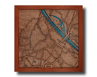 Holzkarte Wien