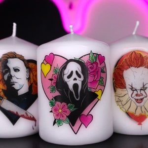 Mini Horror Trio Candles - Ghostface/Michael Myers/Pennywise