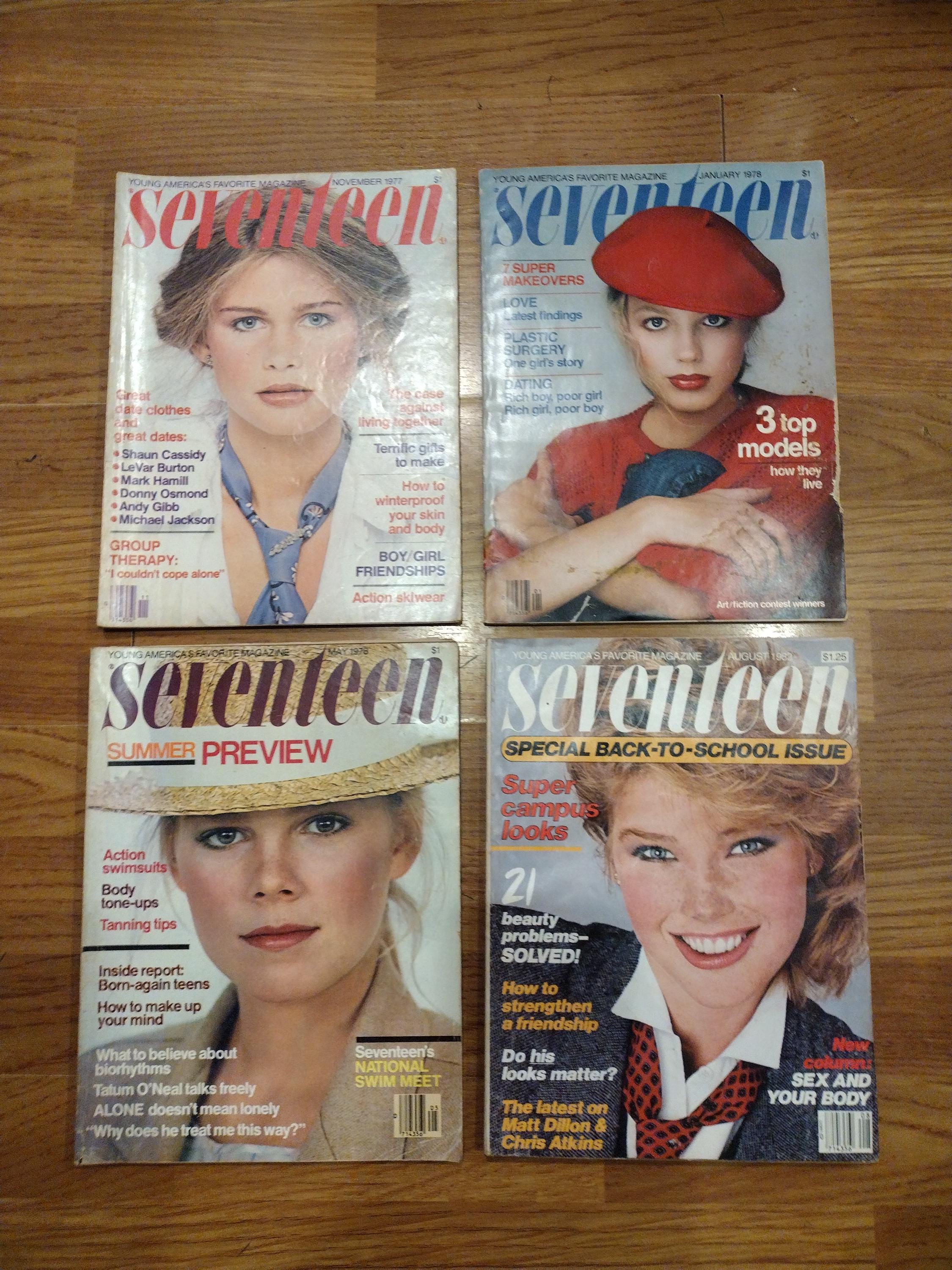 Vintage Seventeen Magazines - Etsy
