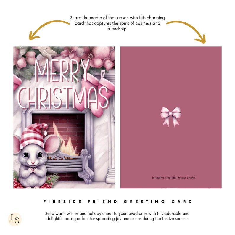 Fireside Friend Greeting Card Digital Download Print at Etsy