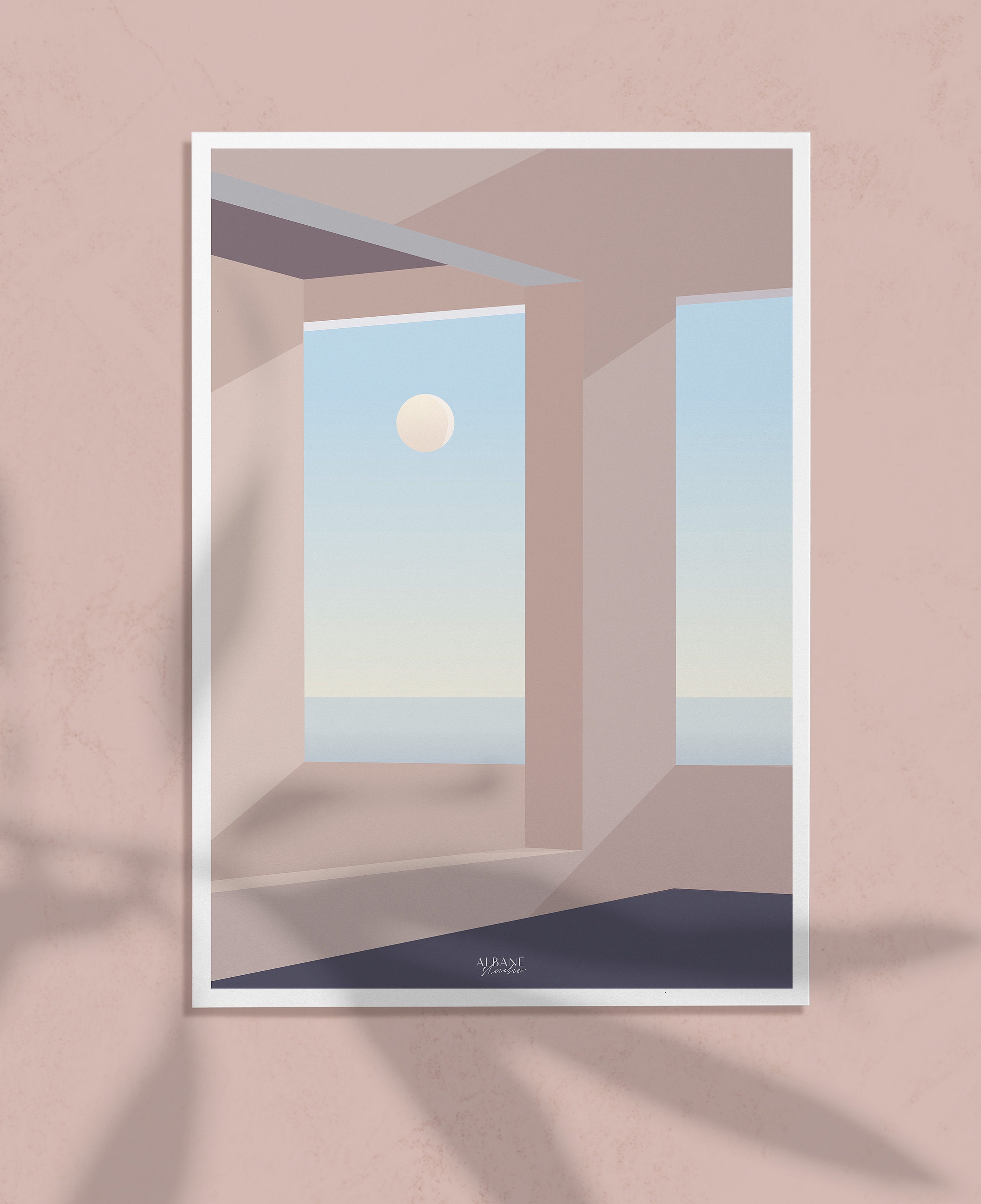 Affiche A4 - Fenêtre sur Océan