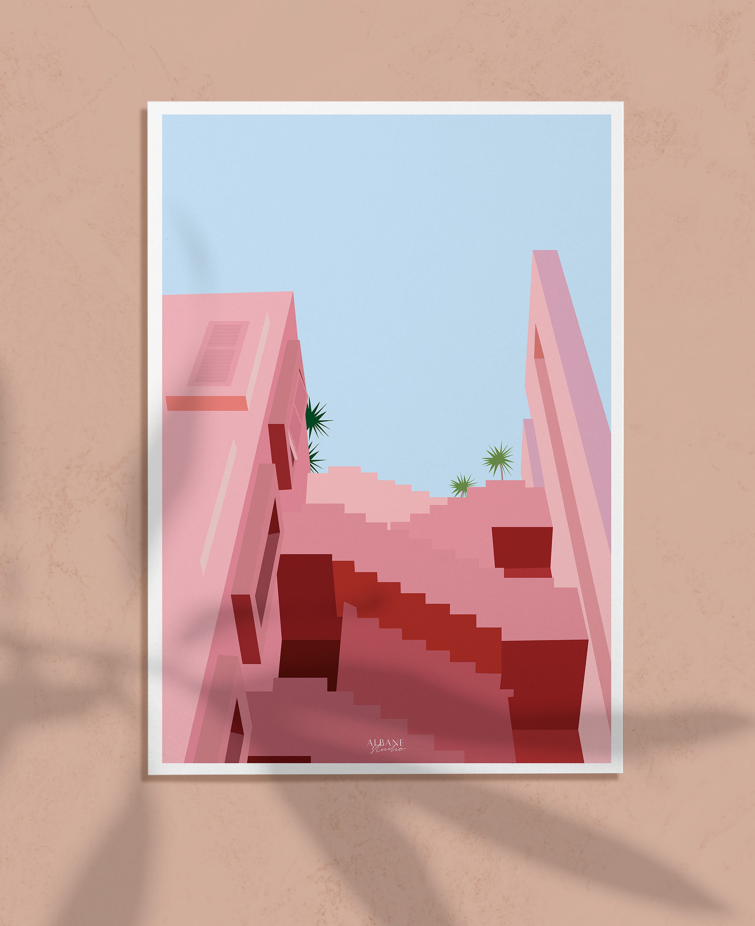 Affiche A4 - Muralla Roja